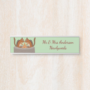 カワイチムンクス秋の結婚式カスタム サインプレート