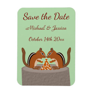 カワイチムンクス秋の結婚式カスタム マグネット