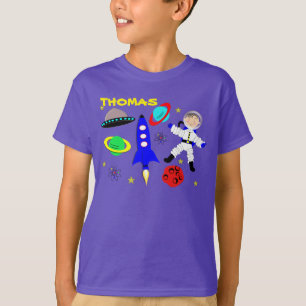 カワイトおもしろいウィムジー宇宙テパーソナライズされたーマ Tシャツ