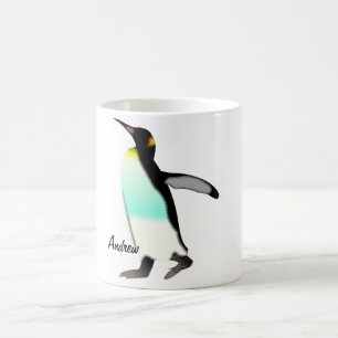 カワイトおもしろい誇りを持ったエンペンギンパーソナライズされた コーヒーマグカップ