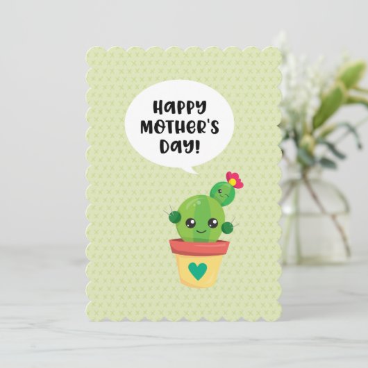 カワイトかわいいサクタスファミリーマザーズデイ シーズンカード (スタンド正面)