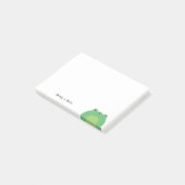 カワイトかわいいスカエル動物綿花の美学  ポストイット (アングル)