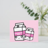 カワイトかわいいストロベリーミルクスイートデイリーグルメ ポストカード (スタンド正面)