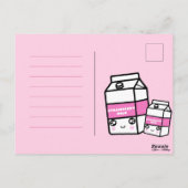 カワイトかわいいストロベリーミルクスイートデイリーグルメ ポストカード (裏面)