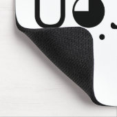 カワイトかわいいズパピード日本のッグ顔文字絵文字 マウスパッド (コーナー)