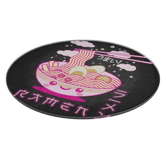 カワイトかわいいラーメンアニメラーメン女子10代 カッティングボード (角)