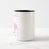 カワイトかわいいラーメンアニメラーメン女子10代 ツートーンマグカップ (中央)