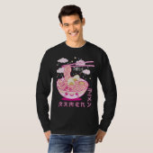 カワイトかわいいラーメンアニメラーメン女子10代 Tシャツ (正面フル)