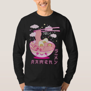 カワイトかわいいラーメンアニメラーメン女子10代 Tシャツ