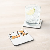 カワイトな怠け者ノペノットデイコーギラバー長袖 コースター (右側)