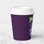 カワイトアウタースペースエイリアンテーマバースデーパーティー紙 紙コップ (右)