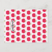 カワイトアップルクラスバレンタイン シーズンポストカード (裏面)