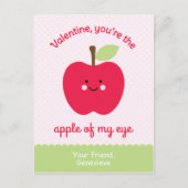 カワイトアップルクラスバレンタイン シーズンポストカード (正面)