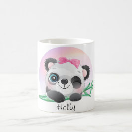 カワイトアニマルフレンドリーパンダバンブー コーヒーマグカップ