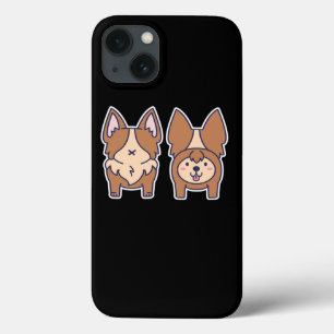 カワイトアニメドッグマンガかわいい子犬 iPhone 13ケース