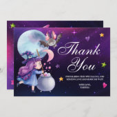 カワイトウィッチハロウィンサンキューカード サンキューカード (正面/裏面)