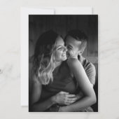 カワイトウェア婚約したフォト婚約パーティ 招待状 (裏面)