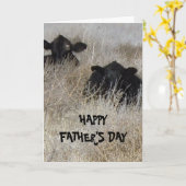 カワイトウエスタンハッピーファーズデイウシ カード (黄色い花)