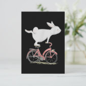 カワイトウサギオンバイクサイクリング自転車 出欠カード (スタンド正面)