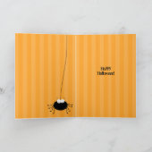 カワイトカッドリースパイダーハッピーハローウィンカード カード (内部)