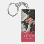 カワイトカップル2枚の写真 キーホルダー (正面左)