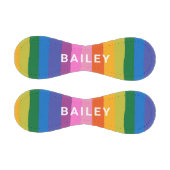 カワイトカラフルおもしろいレイストライプンボーパーソナライズされた 野球ボール (パネル)