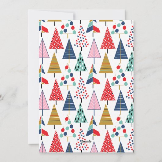 カワイトカラフルクリスマスツリーズコレクション シーズンカード (裏面)