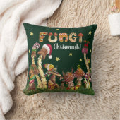 カワイトカラフルフェスティバルキノコ菌クリスマスプン クッション (ブランケット)
