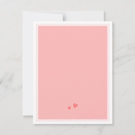 カワイトカンガルーベビーシャワーパーティの招待状 招待状 (裏面)