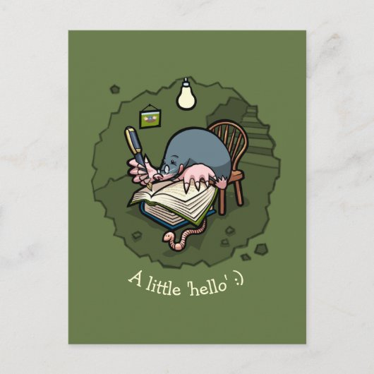 カワイトカートモグラの書小説家のブログ ポストカード (正面)