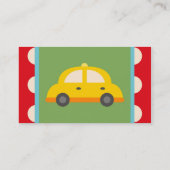 カワイトカー輸送テーマベビーキッズギフト 名刺 (裏面)