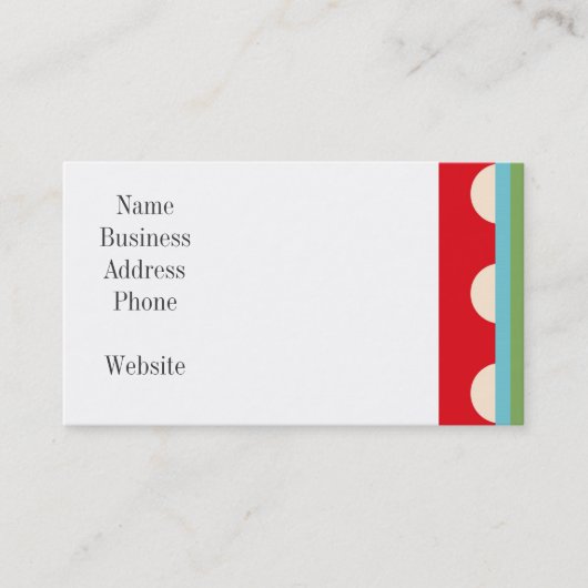 カワイトカー輸送テーマベビーキッズギフト 名刺 (正面)