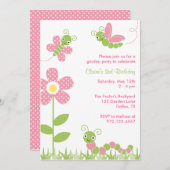 カワイトガーデンバグズ招待状 招待状 (正面/裏面)