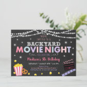 カワイトガールズバックヤードムービーナイト誕生日 招待状 (スタンド正面)