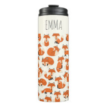 カワイトキツネウッドランド秋の森の模様