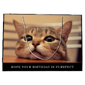 カワイトキャットラージ抱き枕 ラージペーパーバッグ (裏面)