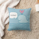 カワイトクジラ クッション (ブランケット)