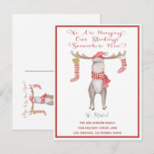 カワイトクリスマスムース引っ越しましたホリデームービングアン 案内ポストカード (正面/裏面)