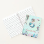 カワイトグリッターの人魚アンダーシー ノートブック (内部)