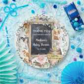 カワイトグリーンリーファームアニマルズ誕生日ベビーシャワー  ペーパープレート (パーティー)