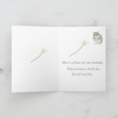 カワイトグレーとホワイトハムスター カード (内部)