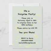 カワイトケージャンクロフィッシュサプライズパーティの招待状 招待状 (裏面)