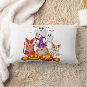 カワイトコルギドッグズミイ魔女悪魔サタンハロウィーン ランバークッション (ブランケット)