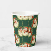 カワイトサンタクロースハッピー顔クリスマス 紙コップ (左)