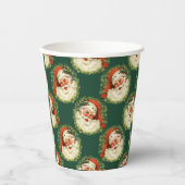 カワイトサンタクロースハッピー顔クリスマス 紙コップ (正面)