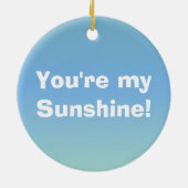 カワイトサンユアアマイサンシャイン引用文 セラミックオーナメント (裏面)