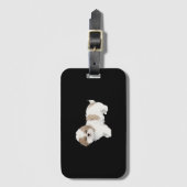 カワイトシーズー(犬)ズーパピー ラゲッジタグ (正面縦)