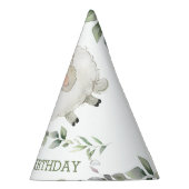 カワイトシープファームグリーンリー第1歳の少年   パーティーハット (右)