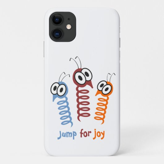 カワイトジャンプフォージョイ引用文おもしろい Case-Mate iPhoneケース (裏面)