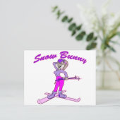 カワイトスノーバニー ポストカード (スタンド正面)